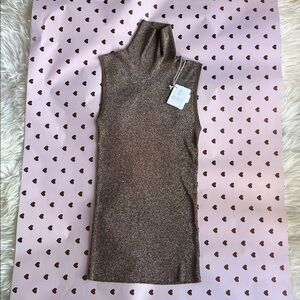 Brunello Cucinelli Chocolate Shimmer Sleeveless Top